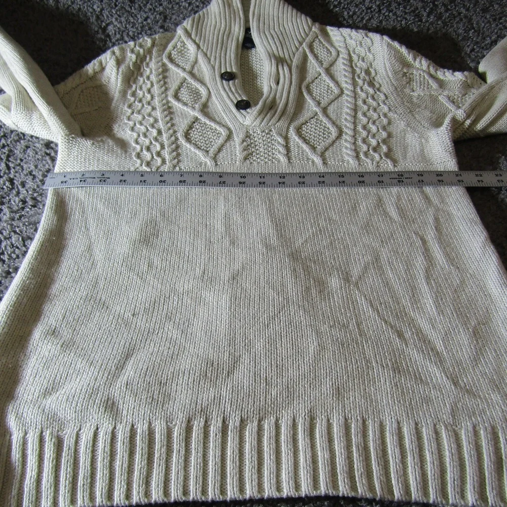 American Eagle Sweater Womens L Cable Knit Cowl Pullover Winter Outdoors Casual - Picture 5 of 6